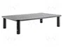 Gembird MS-TABLE-01 Soporte para Monitor o Portátil Negro