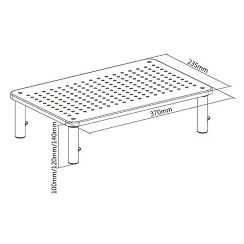 GEMBIRD MS-TABLE-01 Soporte de Escritorio Negro GEMBIRD MS-TABLE-01 Soporte de Escritorio Negro