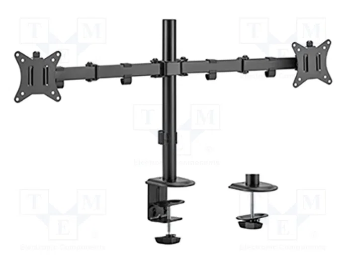 Gembird MA-D2-01 Soporte de Escritorio para Monitor Doble Negro Gembird MA-D2-01 Soporte de Escritorio para Monitor Doble Negro