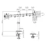 Gembird MA-D2-01 Soporte de Escritorio para Doble Monitor 17-32 Pulgadas Negro