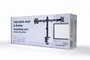 Gembird MA-D2-01 Soporte de Escritorio para Doble Monitor 17-32 Pulgadas Negro