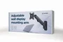GEMBIRD MA-WA1-01 Soporte para Monitor de Pared 27 Pulgadas Negro