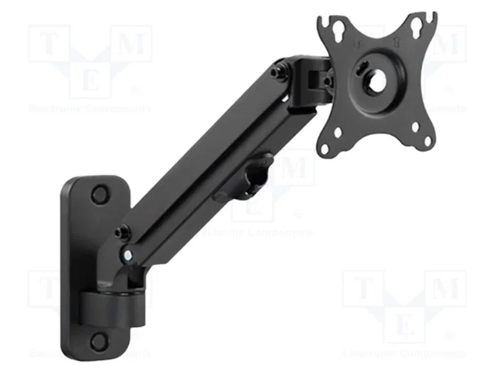 Gembird MA-WA1-01 Soporte de Pared para Monitor de 27 pulgadas Negro
