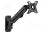 Gembird MA-WA1-01 Soporte de Pared para Monitor de 27 pulgadas Negro