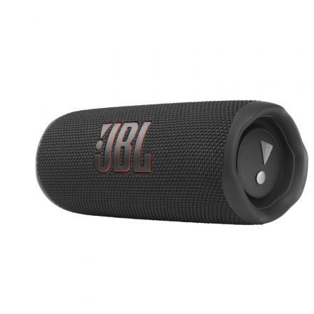 JBL Flip 6 Altavoz Bluetooth Portátil, 30W de Potencia, IP67 Resistente al Agua y Polvo, 12 Horas de Batería, Negro - JBLFLIP6BLK
