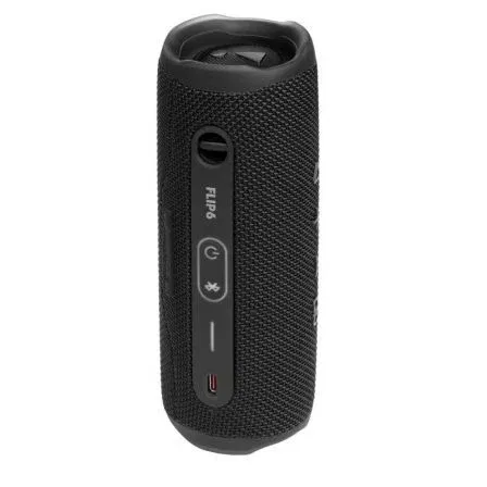 JBL Flip 6 Altavoz Bluetooth Portátil, 30W de Potencia, IP67 Resistente al Agua y Polvo, 12 Horas de Batería, Negro - JBLFLIP6BLK
