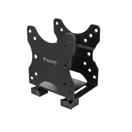 Tooq Soporte VESA para Mini PC y Miniordenador - Peso Máximo 5 kg - VESA 100x100 - 4 Opciones de Montaje - Negro