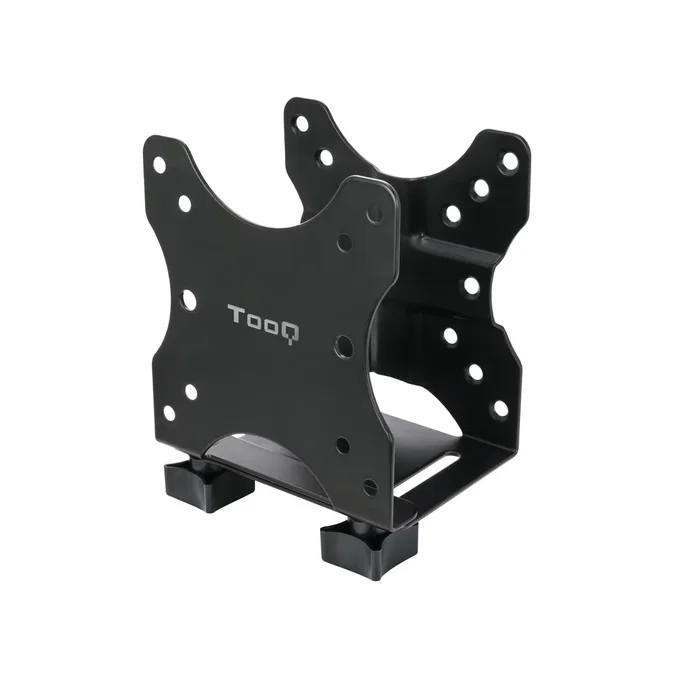 Tooq TCCH0001-B Soporte VESA para Mini PC, 4 Opciones de Montaje, 5 kg Máximo, Compatible VESA 50x50 75x75 100x100, Negro