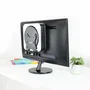 Tooq TCCH0001-B Soporte VESA para Mini PC, 4 Opciones de Montaje, 5 kg Máximo, Compatible VESA 50x50 75x75 100x100, Negro
