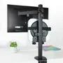 Tooq TCCH0001-B Soporte VESA para Mini PC, 4 Opciones de Montaje, 5 kg Máximo, Compatible VESA 50x50 75x75 100x100, Negro