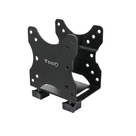 Tooq TCCH0001-B Soporte VESA para Mini PC, 4 Opciones de Montaje, 5 kg Máximo, Compatible VESA 50x50 75x75 100x100, Negro