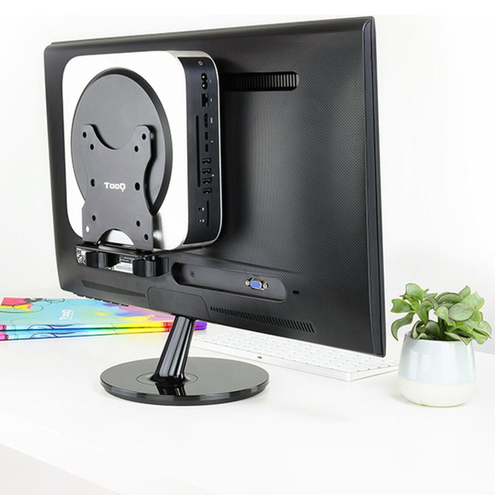 Tooq Soporte para Mini PC TCCH0001-B Negro Tooq Soporte para Mini PC TCCH0001-B Negro