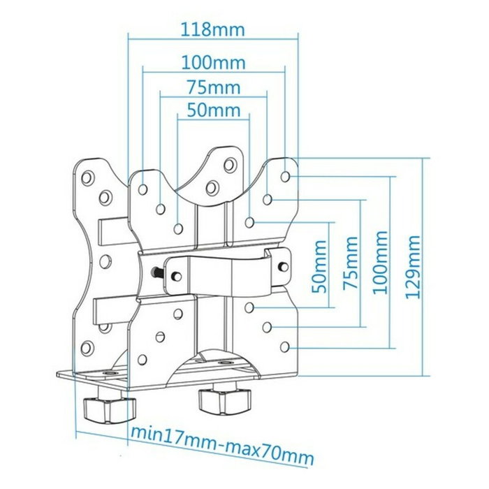 Tooq Soporte para Mini PC TCCH0001-B Negro Tooq Soporte para Mini PC TCCH0001-B Negro