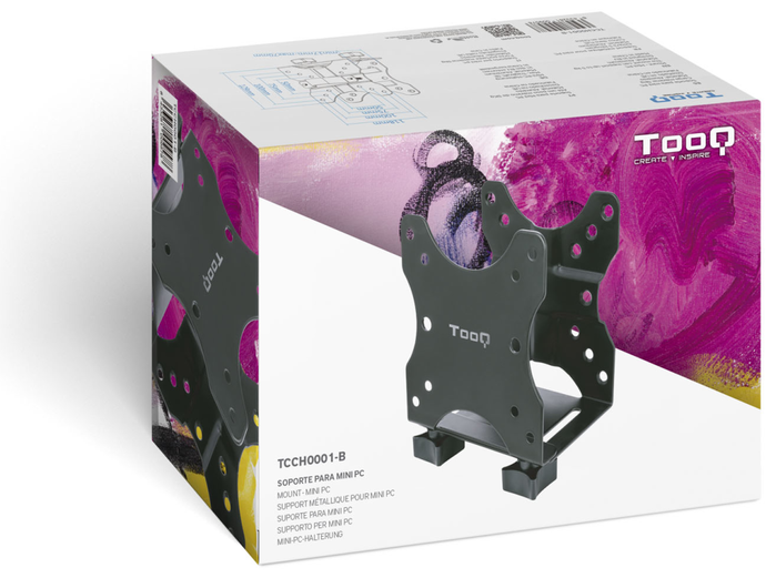 Tooq Soporte para Mini PC TCCH0001-B Negro Tooq Soporte para Mini PC TCCH0001-B Negro
