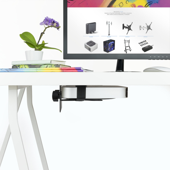 Tooq Soporte para Mini PC TCCH0001-B Negro Tooq Soporte para Mini PC TCCH0001-B Negro