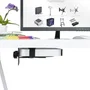 Tooq TCCH0001-B Soporte VESA para Mini PC, 4 Opciones de Montaje, 5 kg Máximo, Compatible VESA 50x50 75x75 100x100, Negro