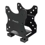 Tooq TCCH0001-B Soporte VESA para Mini PC, 4 Opciones de Montaje, 5 kg Máximo, Compatible VESA 50x50 75x75 100x100, Negro