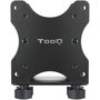 Tooq TCCH0001-B Soporte VESA para Mini PC, 4 Opciones de Montaje, 5 kg Máximo, Compatible VESA 50x50 75x75 100x100, Negro