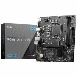 MSI PRO H610M-E D4 1700 2DDR4 HDMI 4SATA3 MATX Intel Core 12ª/13ª Gen DDR4 3200MHz PCIe 4.0