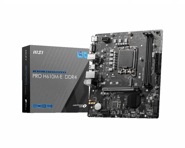 MSI PRO H610M-E DDR4 Micro ATX