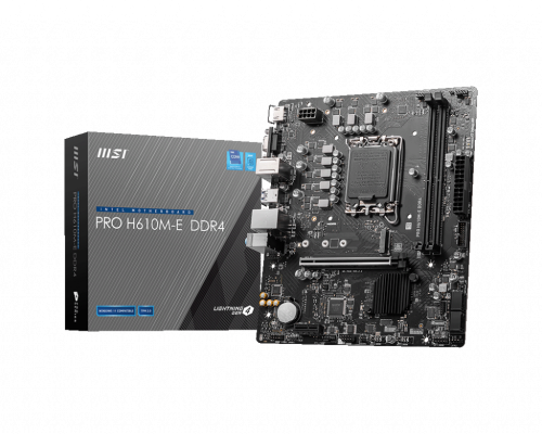 MSI PRO H610M-E DDR4 Micro ATX