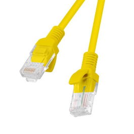 Lanberg Cable Red Latiguillo Cat.6 U/UTP No Apantallado Amarillo 150cm