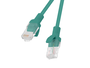 LANBERG Cable de red Cat6 U/UTP 1m Verde RJ-45 PCU6-10CC-0100-G
