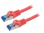 Lanberg Cable de Red Cat6a S/FTP 5m Rojo RJ-45