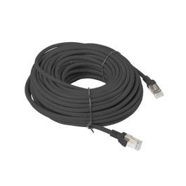 LANBERG Patch Cord Cat 6 U/UTP 20m Negro RJ45