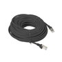 LANBERG Patch Cord Cat 6 U/UTP 20m Negro RJ45