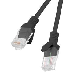 Lanberg Cable de Red Cat.6 UTP 20m Latiguillo AWG26 PVC Negro