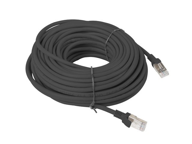 Lanberg Cable de Red Cat.6 UTP 20m Latiguillo AWG26 PVC Negro