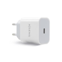 AISENS Cargador de Pared USB-C 20W PD 3.0 Blanco A110-0537