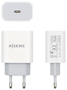 AISENS Cargador de Pared USB-C 20W PD 3.0 Blanco A110-0537