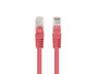 Lanberg Latiguillo Cable de Red Cat.6 UTP CCA, 7.5 Metros Rojo, para Ethernet, 250 MHz, AWG 26