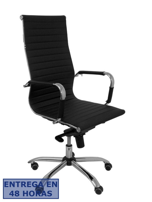 Piqueras y Crespo Sillón Madroño en Símil Piel Negro Piqueras y Crespo Sillón Madroño en Símil Piel Negro
