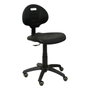 Piqueras y Crespo Silla de Oficina Ergonómica en Poliuretano Inyectado Negro