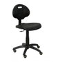 Piqueras y Crespo Silla de Oficina Ergonómica en Poliuretano Inyectado Negro