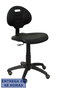 Piqueras y Crespo Silla de Oficina Ergonómica en Poliuretano Inyectado Negro