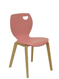NOWY STYL Silla Buendia de Madera Rosa