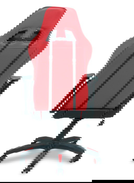 Silla gaming Atalaya con mecanismo Basculante tapizada con Similpiel color Negro. Equipada con lumbar 1D, Brazos 2D, Cabecero 1D y Ruedas de nailon 50 mm