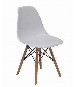 FORÖL Silla Priego Blanco Pack de 4 Sin Brazos