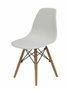 FORÖL Silla Priego Blanco Pack de 4 Sin Brazos
