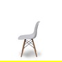 Silla Priego de PVC color Blanco. Sin brazos