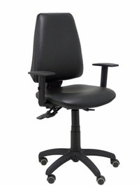 PIQUERAS Y CRESPO Silla de oficina Elche con mecanismo Asincro y brazos 1D en negro