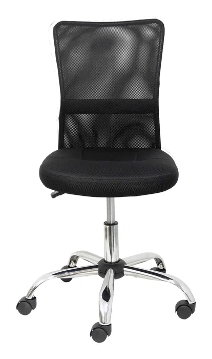 Piqueras y Crespo Silla de Oficina Pardal con Respaldo de Malla Negra Piqueras y Crespo Silla de Oficina Pardal con Respaldo de Malla Negra