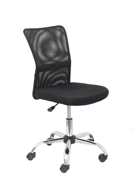 Piqueras y Crespo Silla de Oficina Pardal con Respaldo de Malla Negra Piqueras y Crespo Silla de Oficina Pardal con Respaldo de Malla Negra