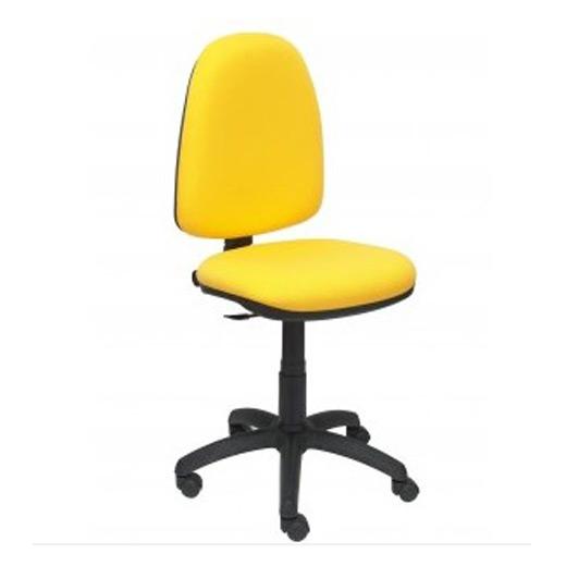 PIQUERAS Y CRESPO Silla Aýna con mecanismo de contacto permanente, tejido BALI amarillo PIQUERAS Y CRESPO Silla Aýna con mecanismo de contacto permanente, tejido BALI amarillo