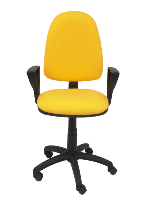PIQUERAS Y CRESPO Silla Aýna Bali Amarillo con Brazos Fijos