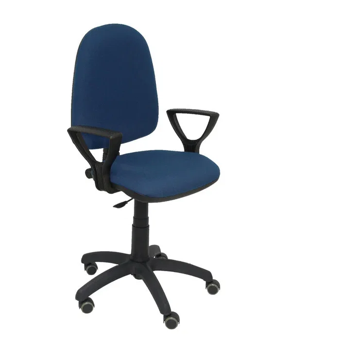 PIQUERAS Y CRESPO Silla Aýna con brazos fijos y tejido Bali azul marino PIQUERAS Y CRESPO Silla Aýna con brazos fijos y tejido Bali azul marino